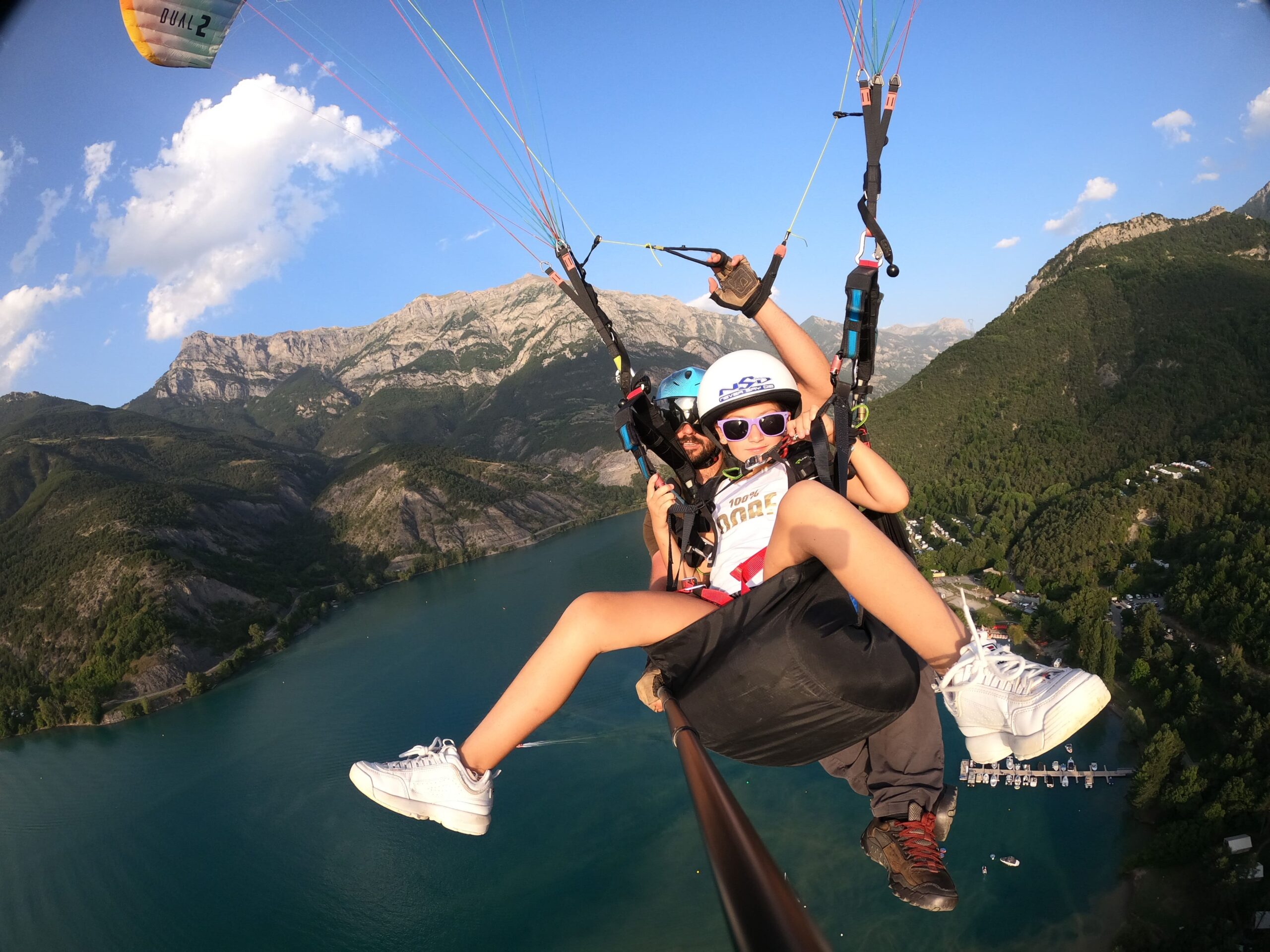 vol en parapente biplace à ubaye serre-ponçon