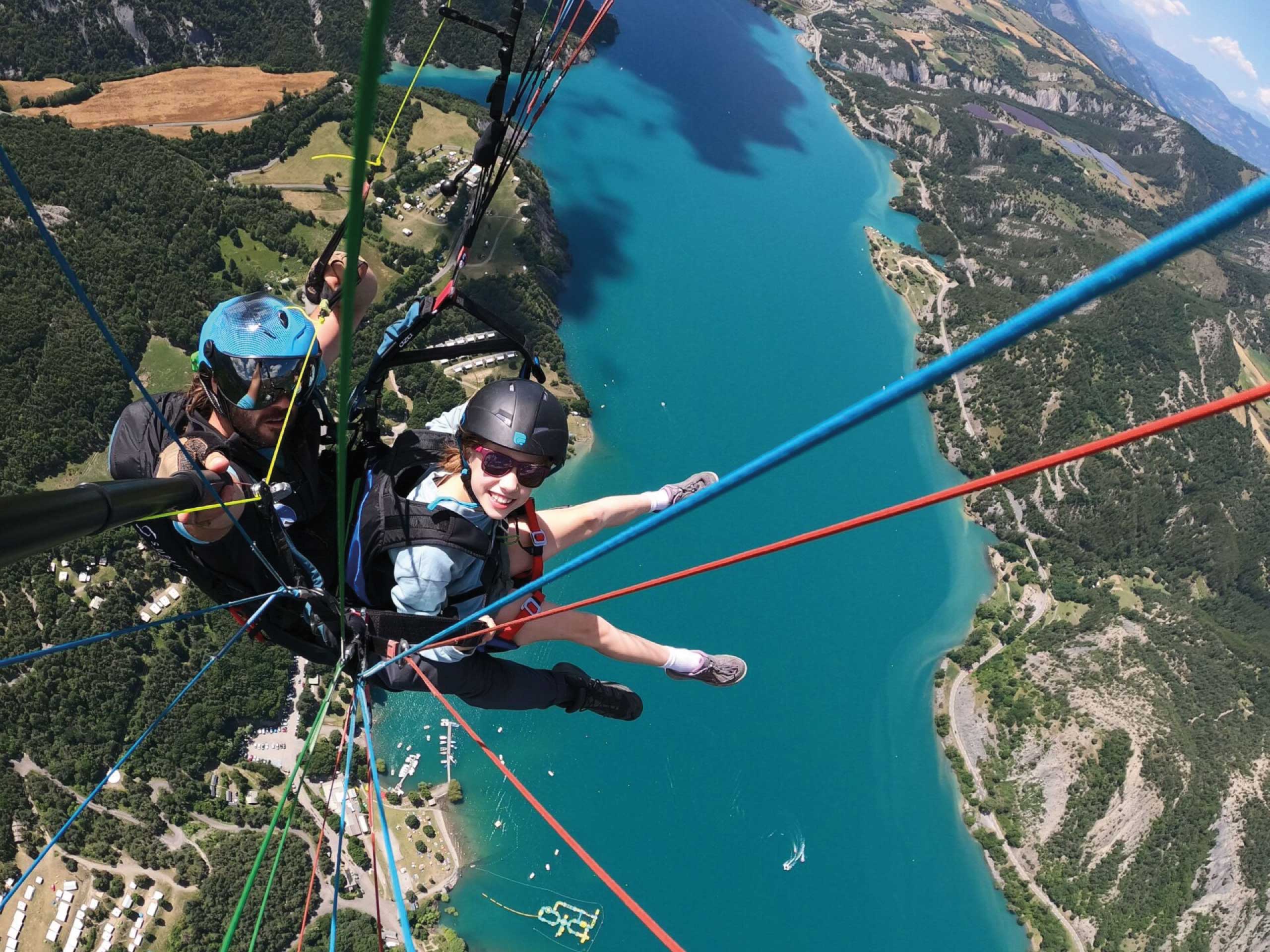 vol parapente panoramique serre poncon