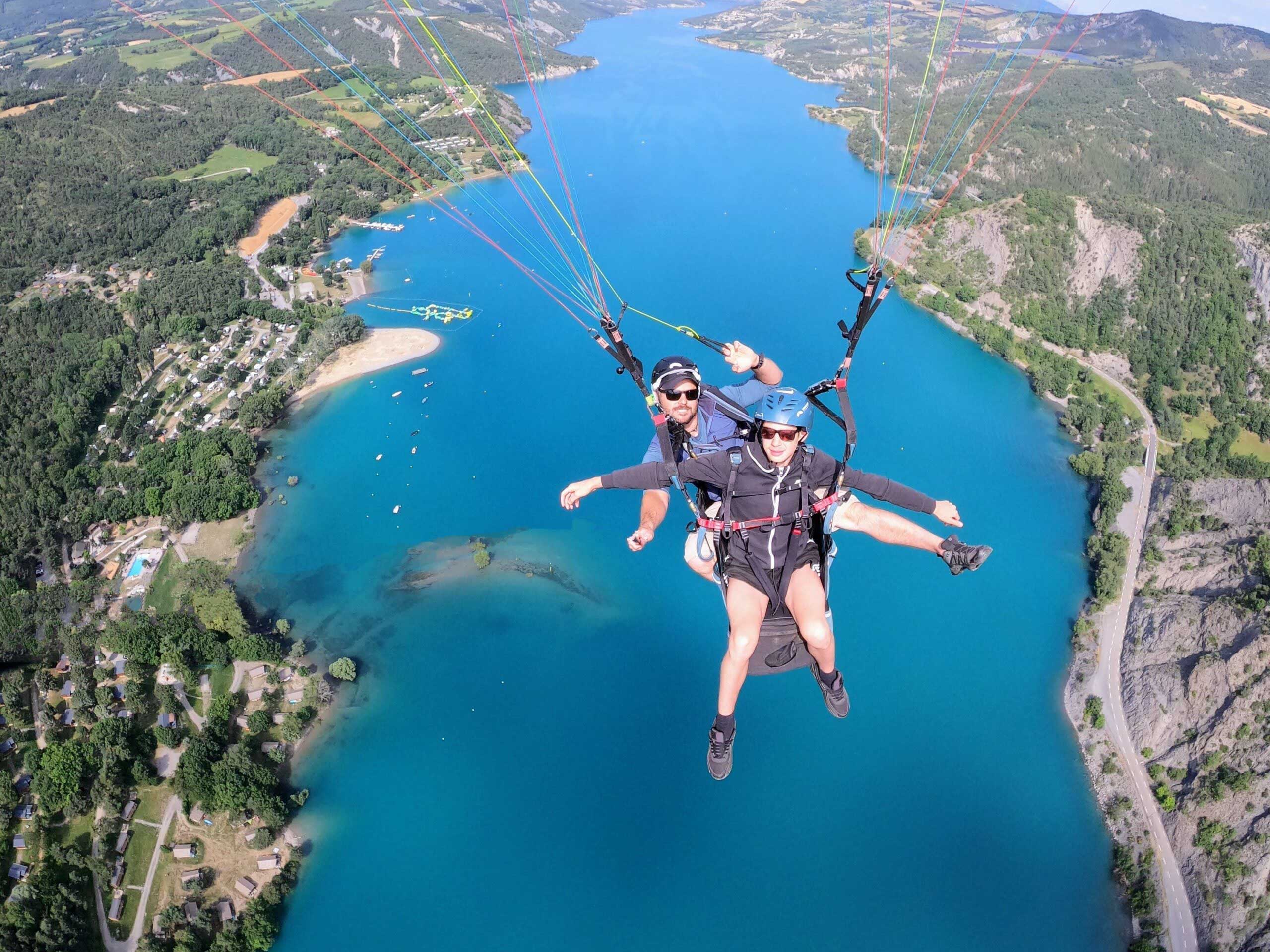 Baptême parapente biplace